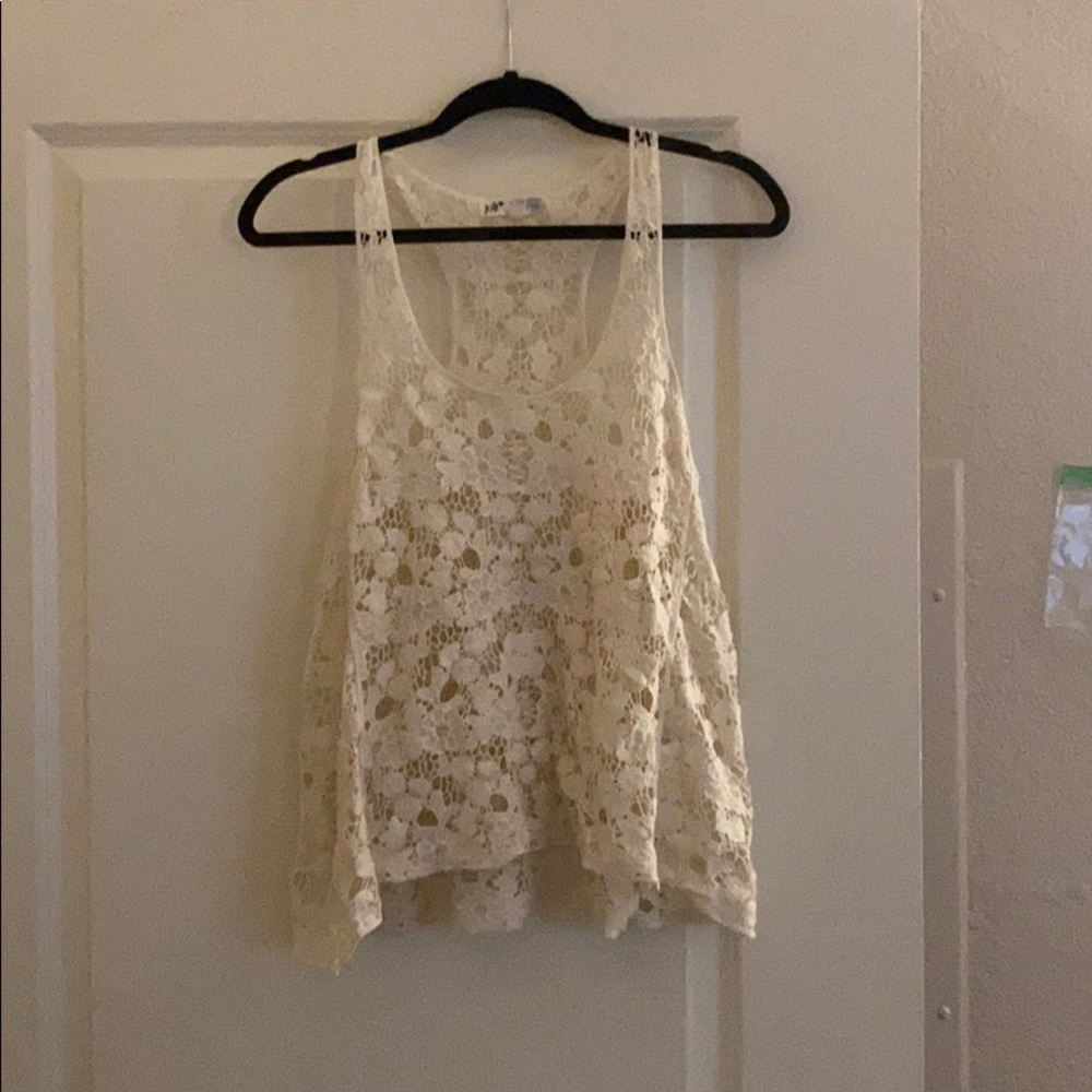 Lace coverup
